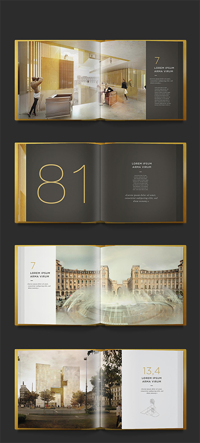 Brochure interior layouts